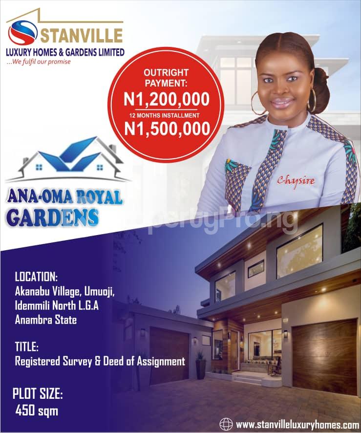 Land for sale Akanabu Village, Umoji Idemili North Anambra