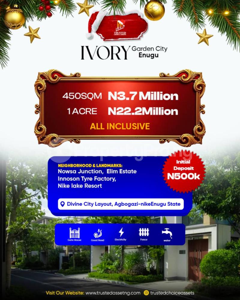 Land for sale Elim Estate Enugu Enugu