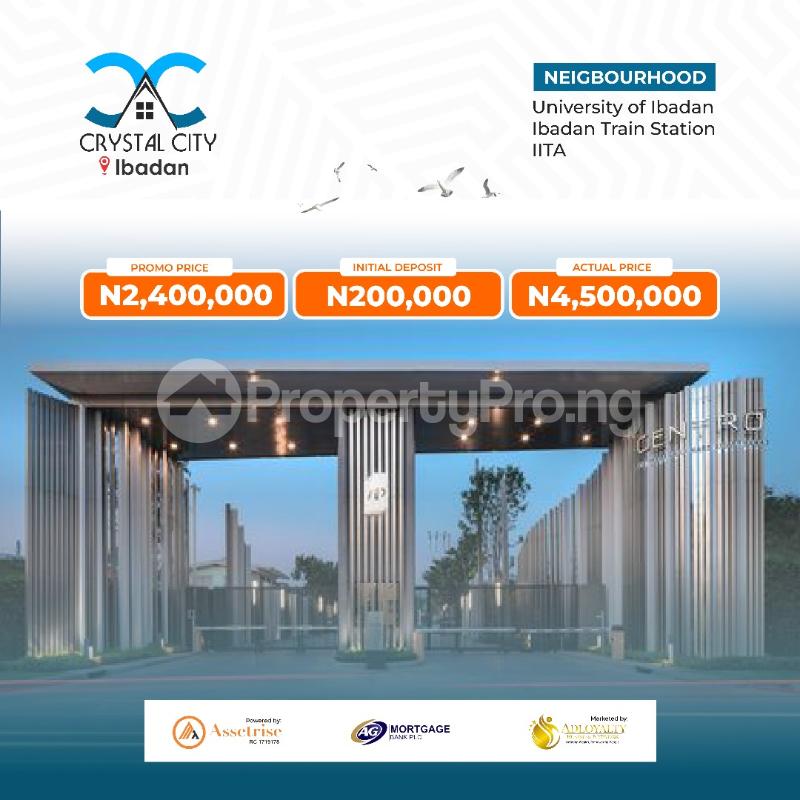 Land for sale University Of Ibadan/ibadan Train Station/iita/crystal City Moniya Ibadan Oyo