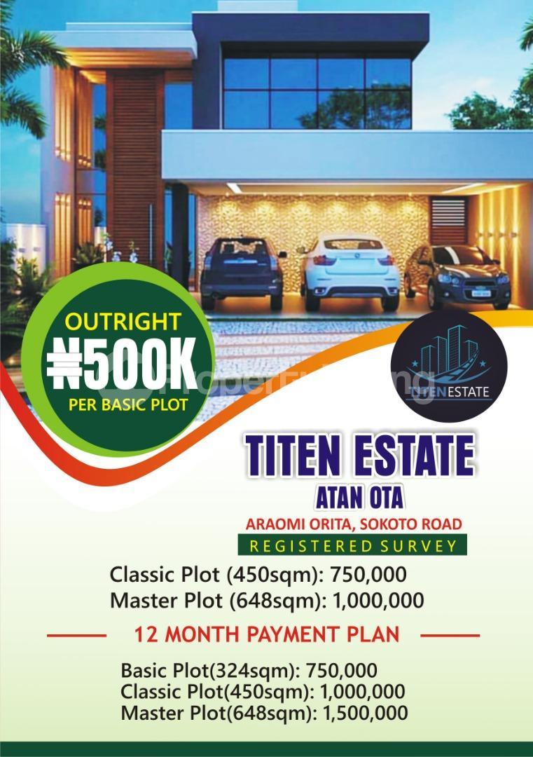 Land in Ado Odo/Ota Ogun Land for sale in adoodoota Land in ado