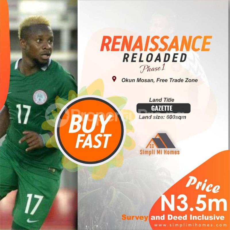 Land for sale Okun Mosan Eleko Ibeju-Lekki Lagos - 1