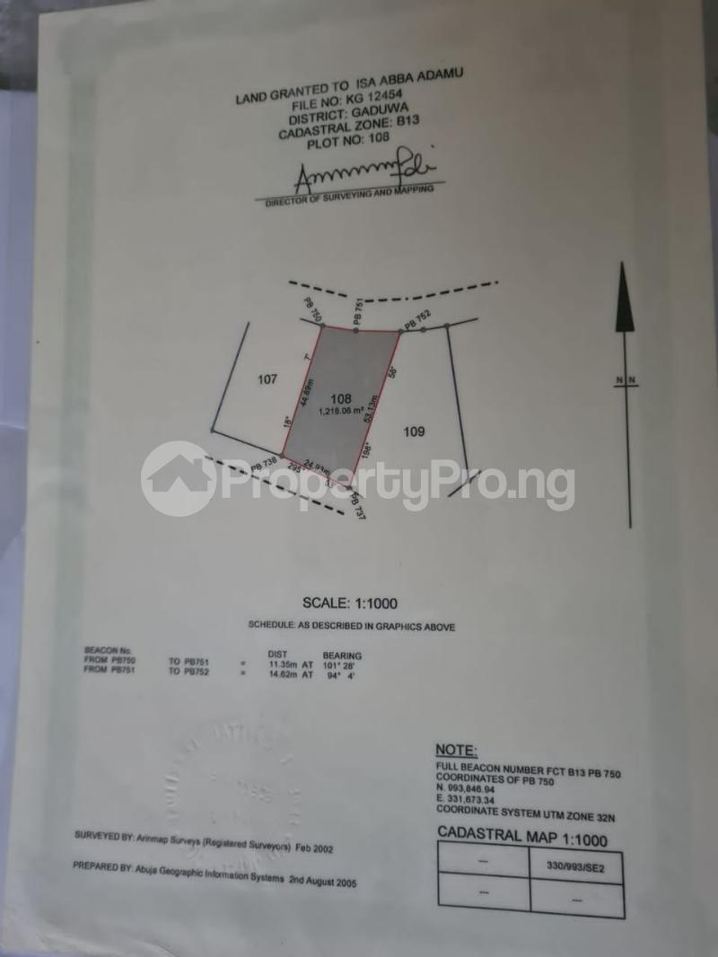 Land for sale Gaudwa Gaduwa Abuja