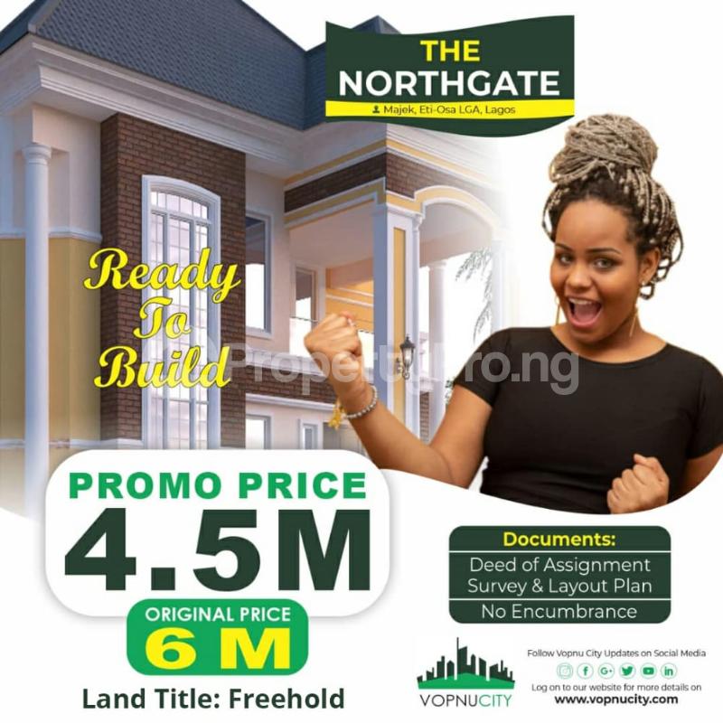 Land for sale Opposite Fara Park Estate By Majek Bus Stop Off Lekki Epe Expressway Road Lagos Majek Sangotedo Lagos