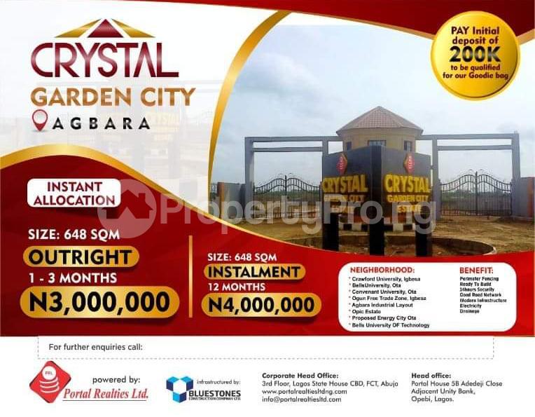 Land for sale Agbara Agbara-Igbesa Ogun