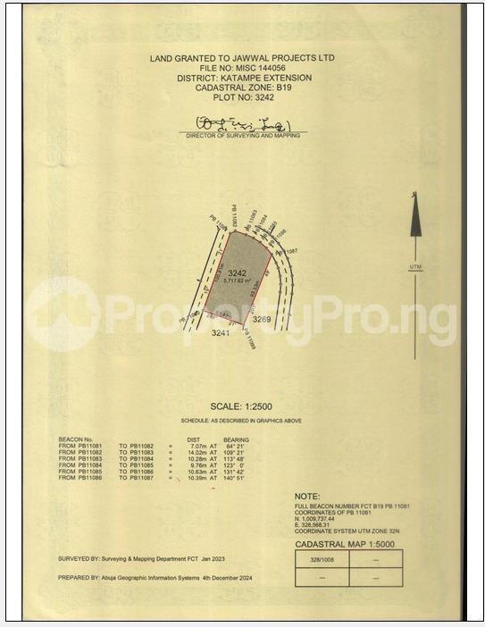 Land for sale Katampe Ext Abuja