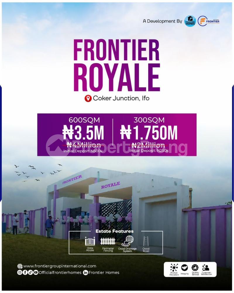 Land for sale Ifo Ifo Ogun