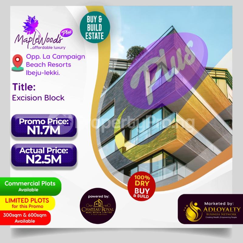 Land for sale Opposite Lacampaigne Tropicana International Beach Resort LaCampaigne Tropicana Ibeju-Lekki Lagos