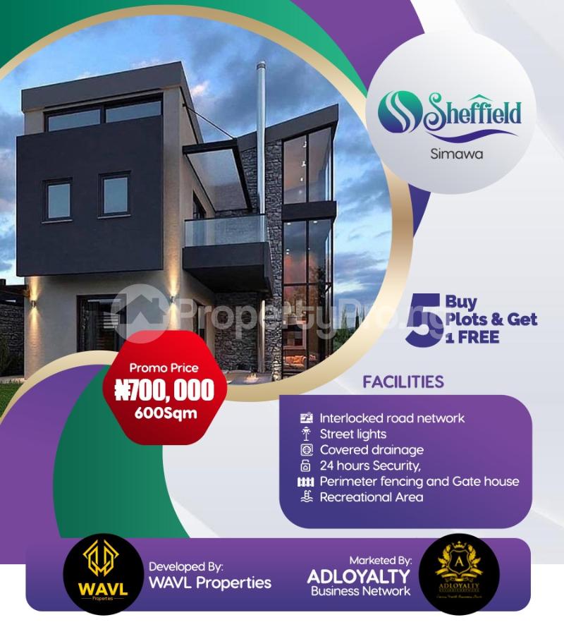 Land for sale Shimawa Obafemi Owode Ogun - 0