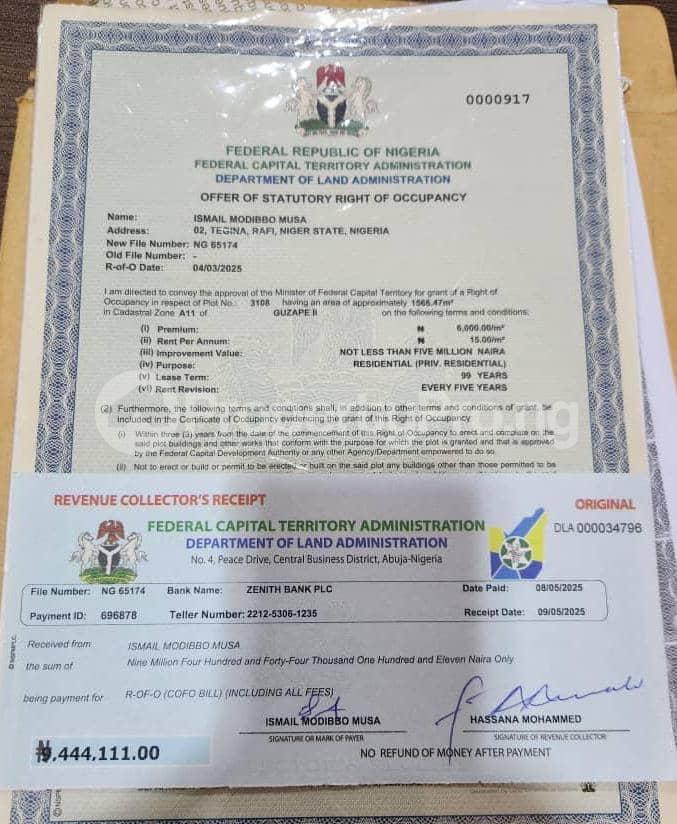 Land for sale Guzape 2 Abuja Guzape Abuja