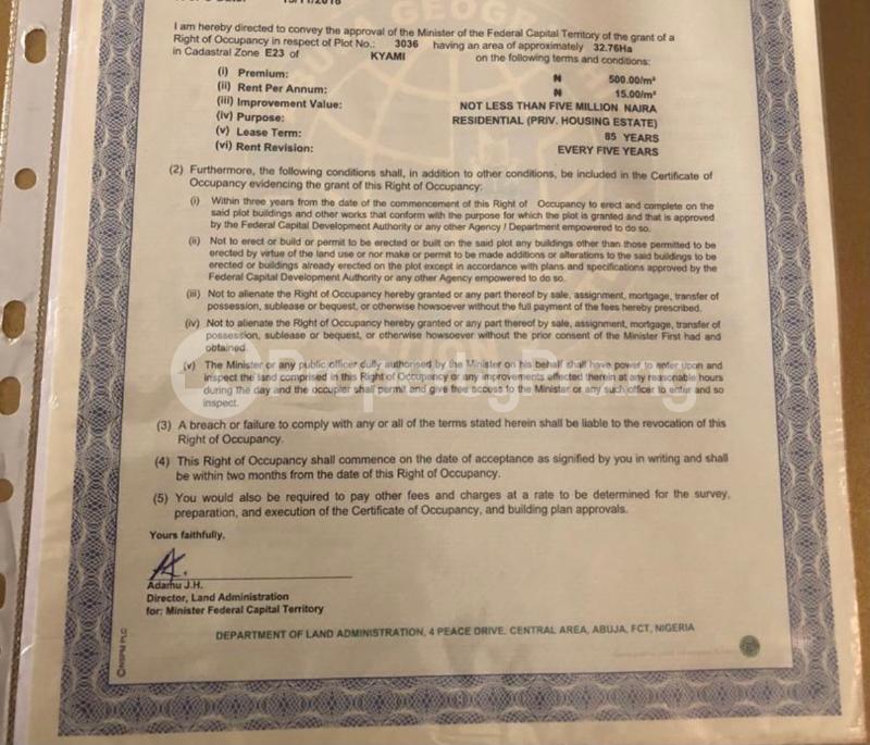 Land for sale Kubwa Abuja