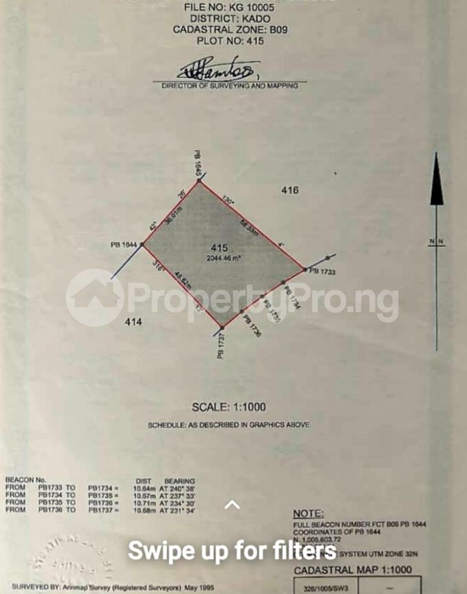 4 bedroom Land for sale Kado Abuja Kado Abuja