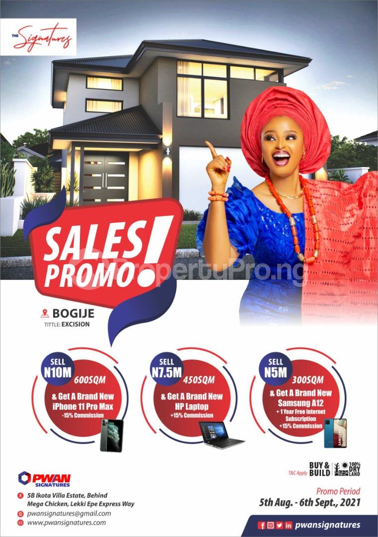 Land for sale Bogije Sangotedo Lagos