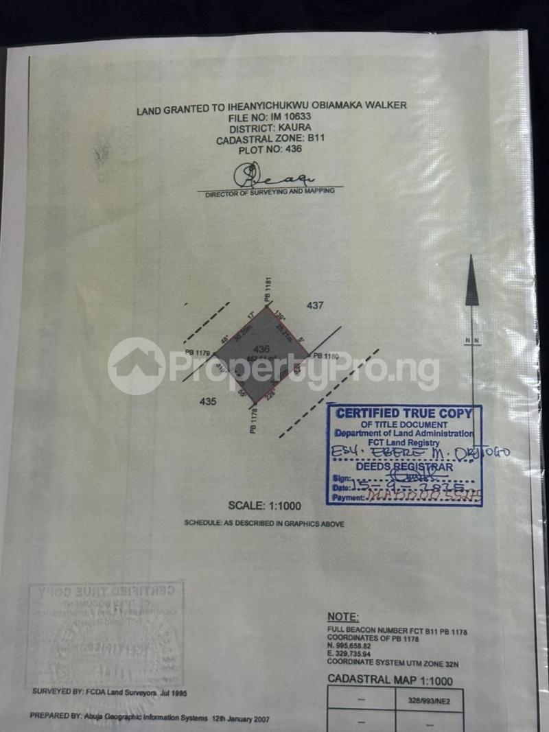 Land for sale Kaura (Games Village) Abuja