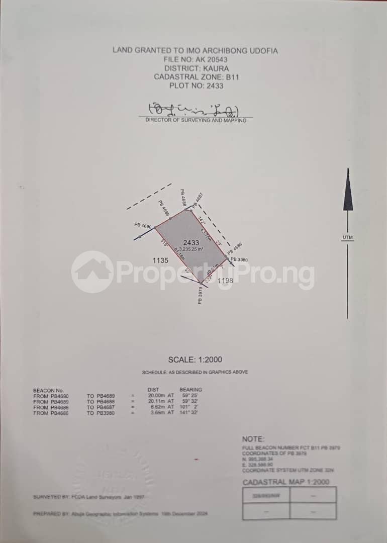 Land for sale Kaura (Games Village) Abuja