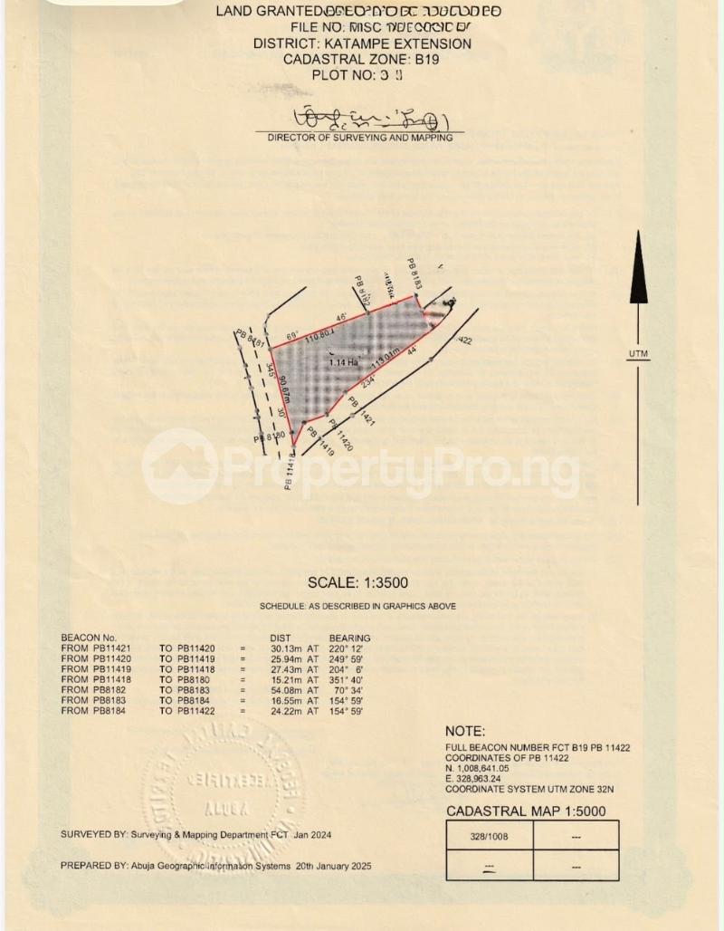 Land for sale Katampe Extension Katampe Abuja