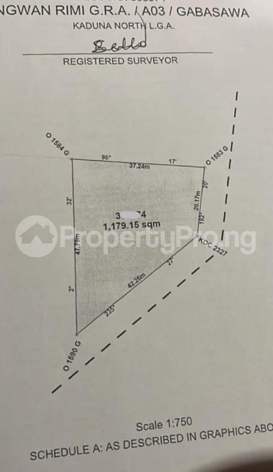 Land for sale Angwan Rimi Gra Kaduna North Kaduna