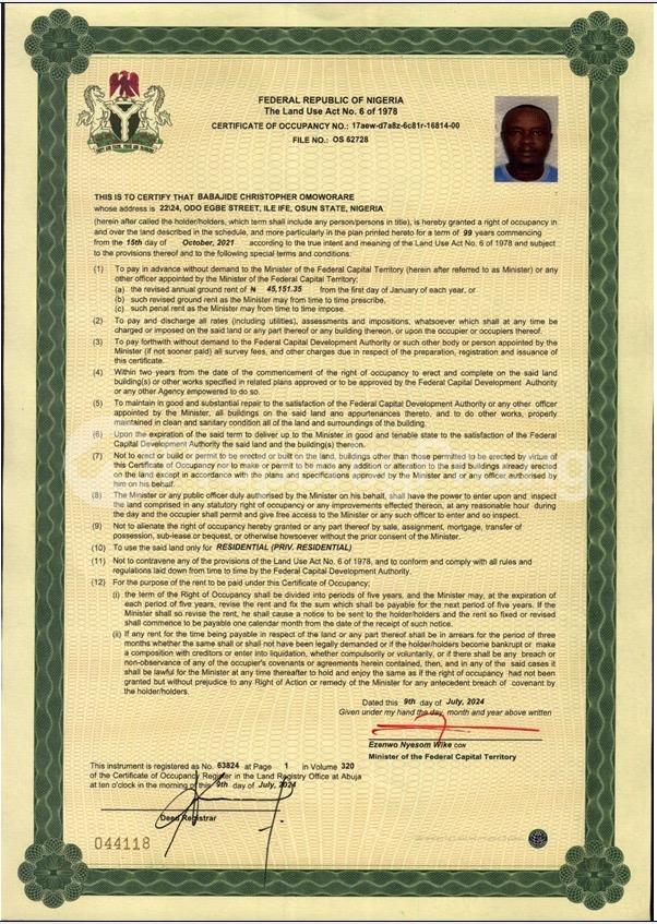 Land for sale Guzape Abuja - 0