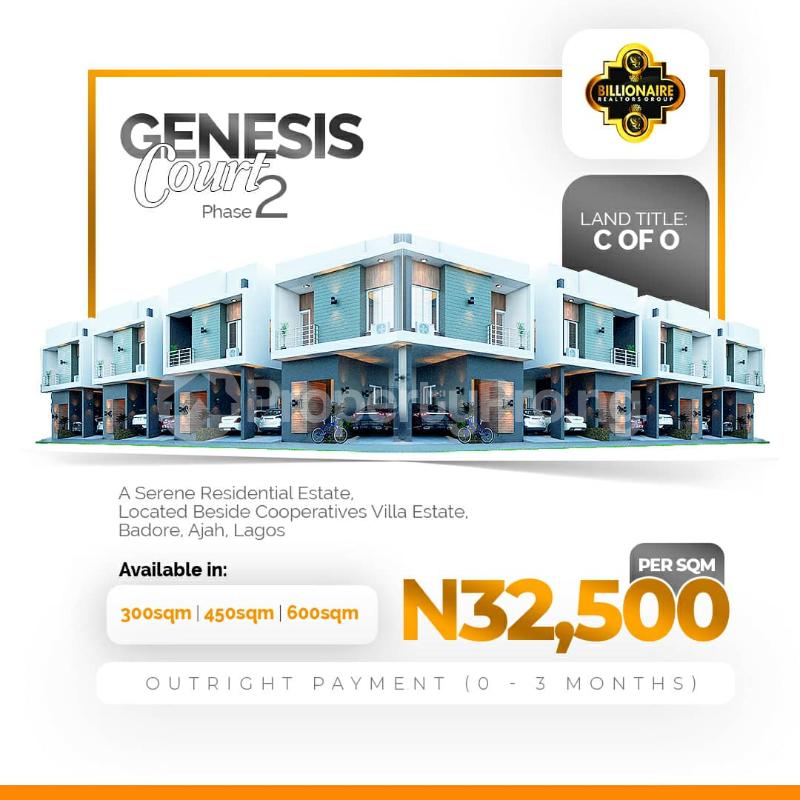 Land for sale Badore Ajah Badore Ajah Lagos