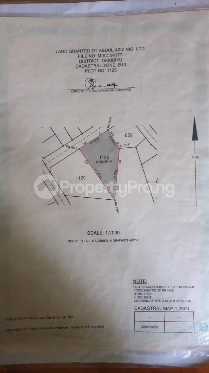 Land for sale Jabi Dakibiyu Abuja