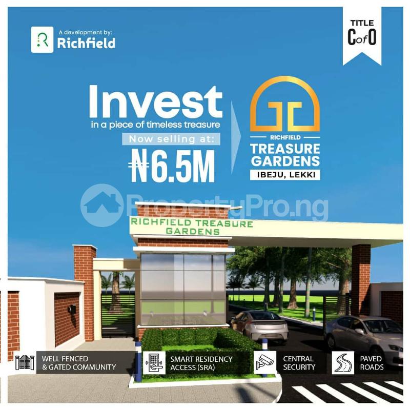 Land for sale   Free Trade Zone Ibeju-Lekki Lagos