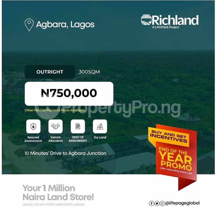 Land for sale Agbara Agbara-Igbesa Ogun