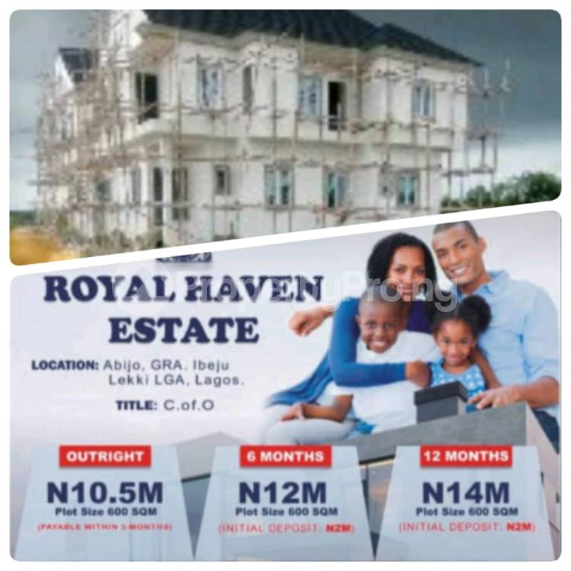 Land for sale Abijo Ajah Lagos
