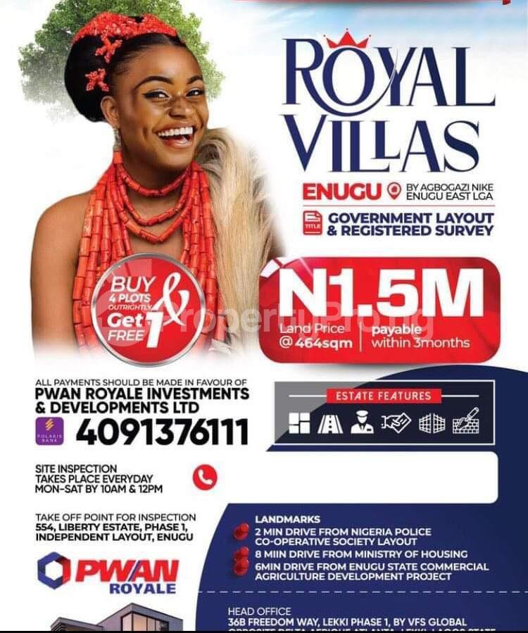 Land for sale Agbogazi Nike, Nkanu East Enugu