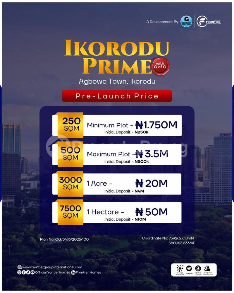 Land for sale Agbowa Ikorodu Lagos