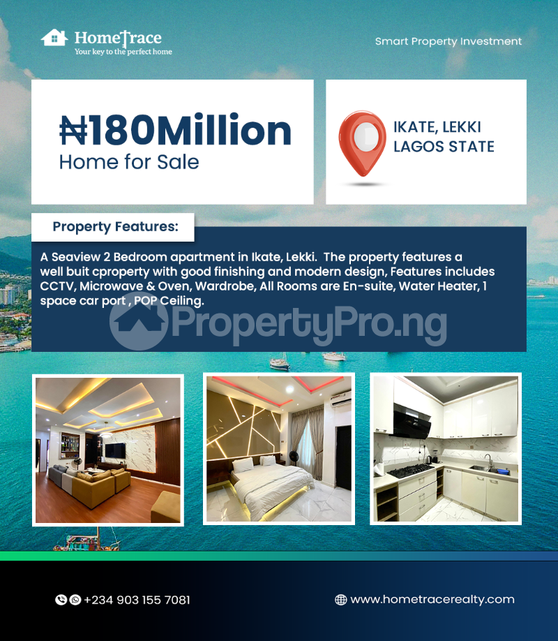 2 bedroom Flat / Apartment for sale Ikate Lekki Lagos