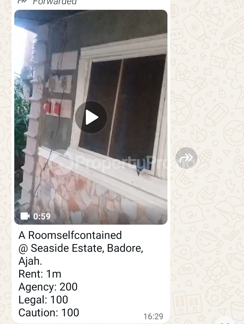 1 bedroom Flat / Apartment for rent Seaside Estate Badore Ajah Lagos