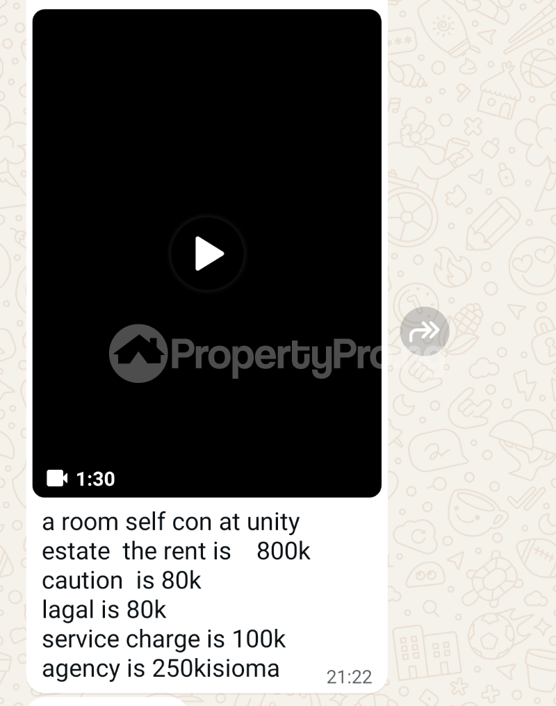 1 bedroom Flat / Apartment for rent Unity Estate Badore Ajah Lagos