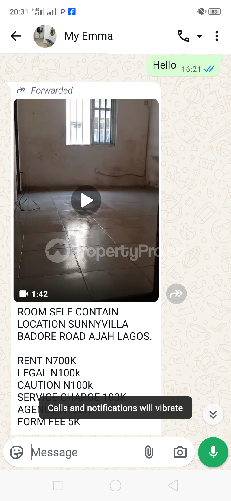 1 bedroom Flat / Apartment for rent Sunny Villa Badore Ajah Lagos