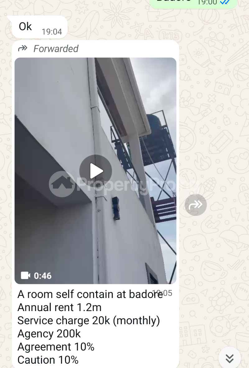 1 bedroom Flat / Apartment for rent Estate In Badore Ajah Lagos