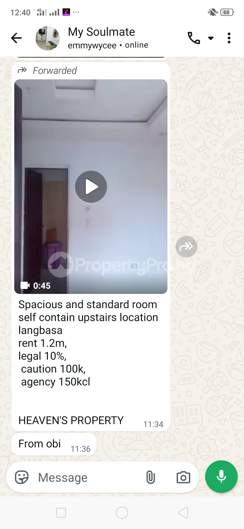 1 bedroom Flat / Apartment for rent Langbasa Ado Ajah Lagos