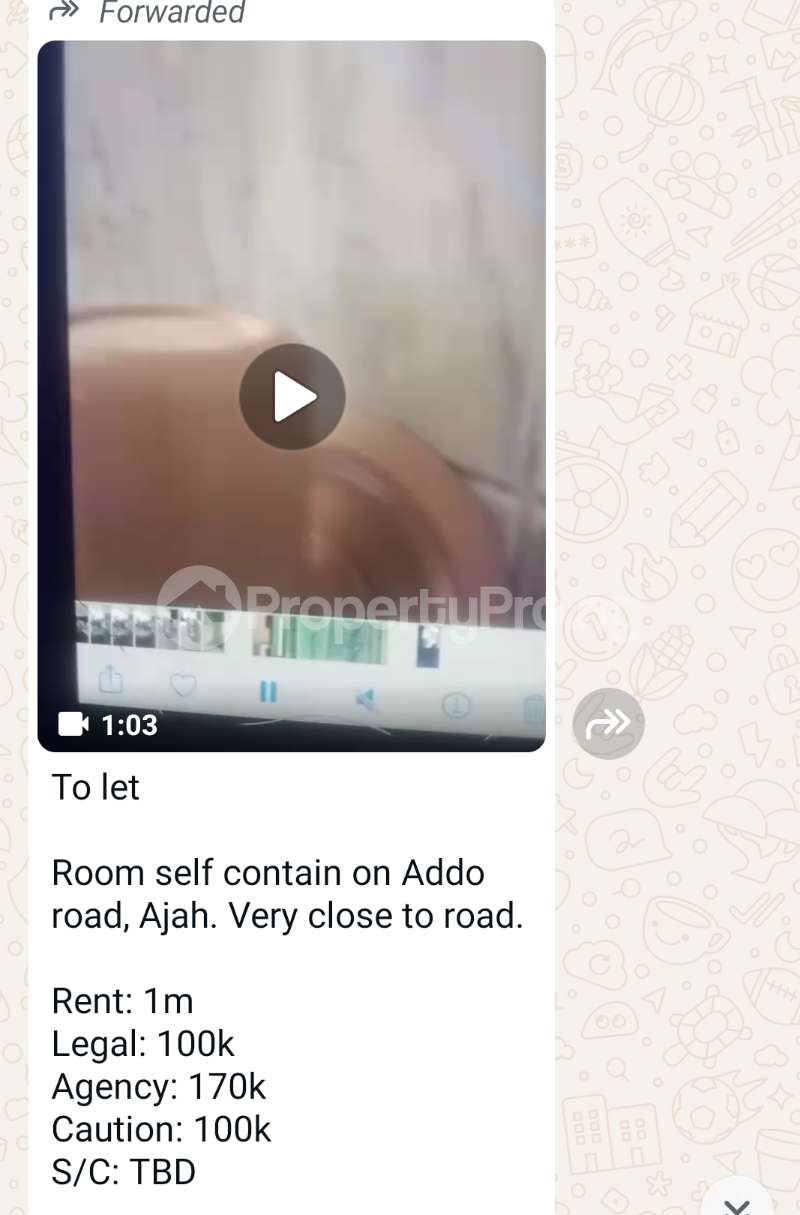 1 bedroom Flat / Apartment for rent Ado Ado Ajah Lagos