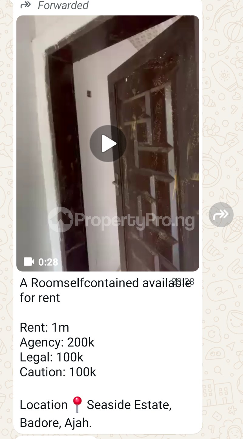 1 bedroom Flat / Apartment for rent Seaside Estate Badore Ajah Lagos