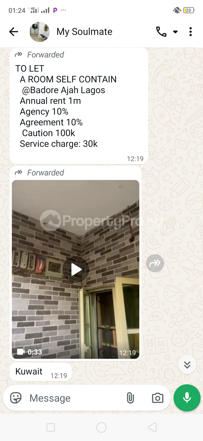 1 bedroom Flat / Apartment for rent  Badore Ajah Lagos
