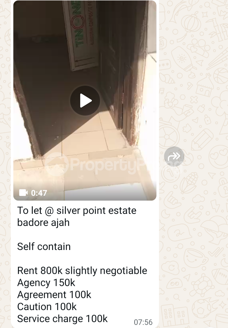 1 bedroom Flat / Apartment for rent Silver Point Estate Badore Ajah Lagos