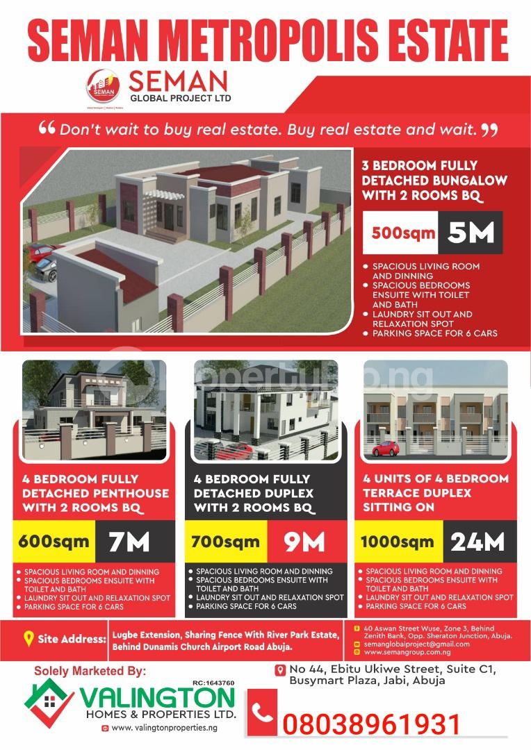 3 bedroom Land for sale River Park Estate, Lugbe Abuja - 2