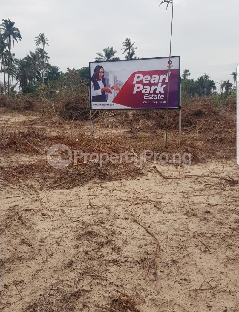 Land for sale Pearl Park Estate Eleko Ibeju-Lekki Lagos