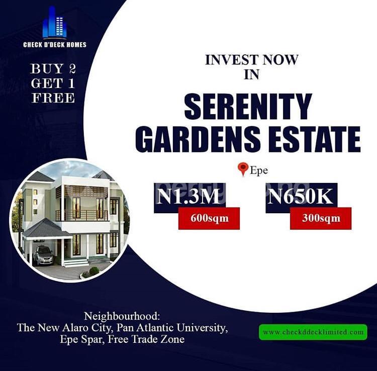 Land for sale Epe Town. Lagos Epe Road Epe Lagos - 0