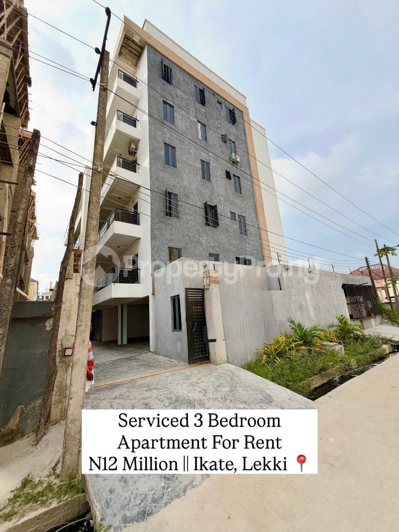 3 bedroom Flat / Apartment for rent 3 Bedroom Apartment For Rent Ikate Lekki Lagos