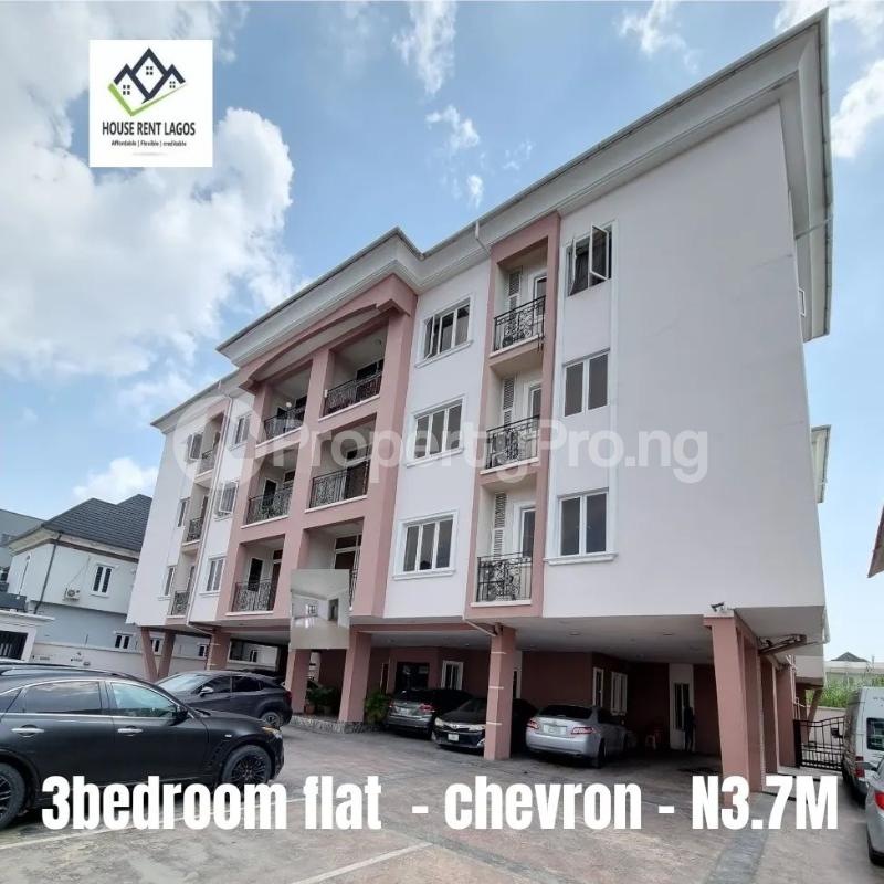 3 bedroom Flat / Apartment for rent chevron Lekki Lagos