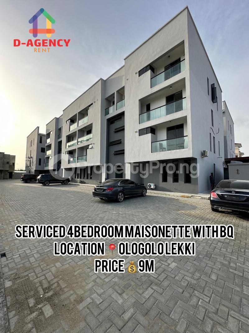 4 bedroom House for rent Ologolo Lekki Lagos