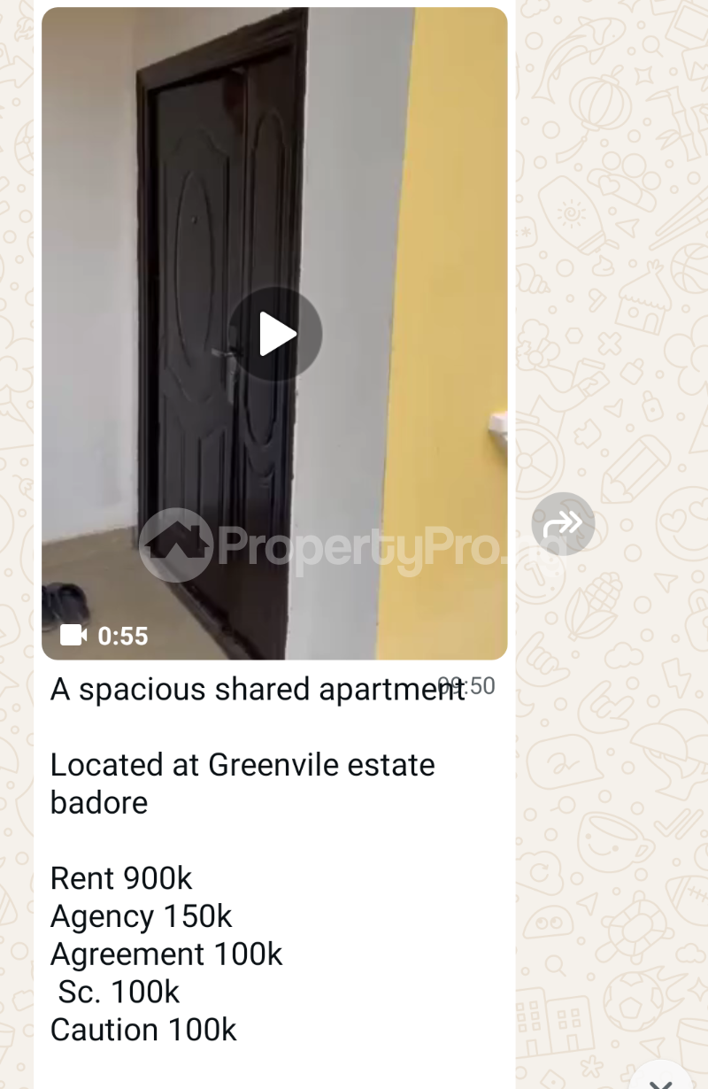 1 bedroom Flat / Apartment for rent Greenville Estate Badore Ajah Lagos