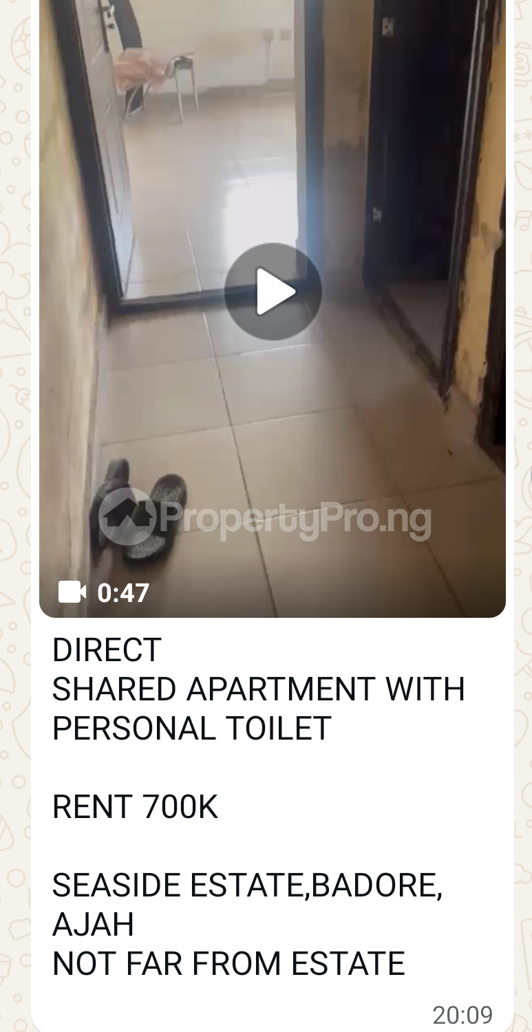 1 bedroom Flat / Apartment for rent Seaside Estate Badore Ajah Lagos