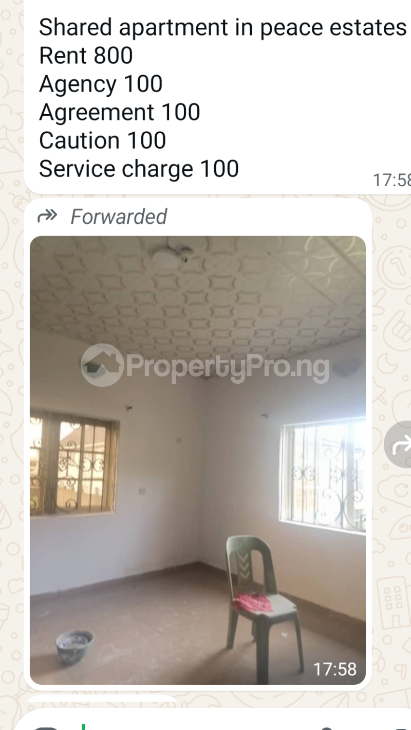 1 bedroom Flat / Apartment for rent Peace Estate Badore Ajah Lagos