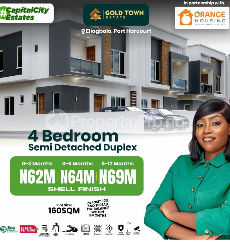 4 Bedroom House in Port Harcourt Rivers House for sale in port