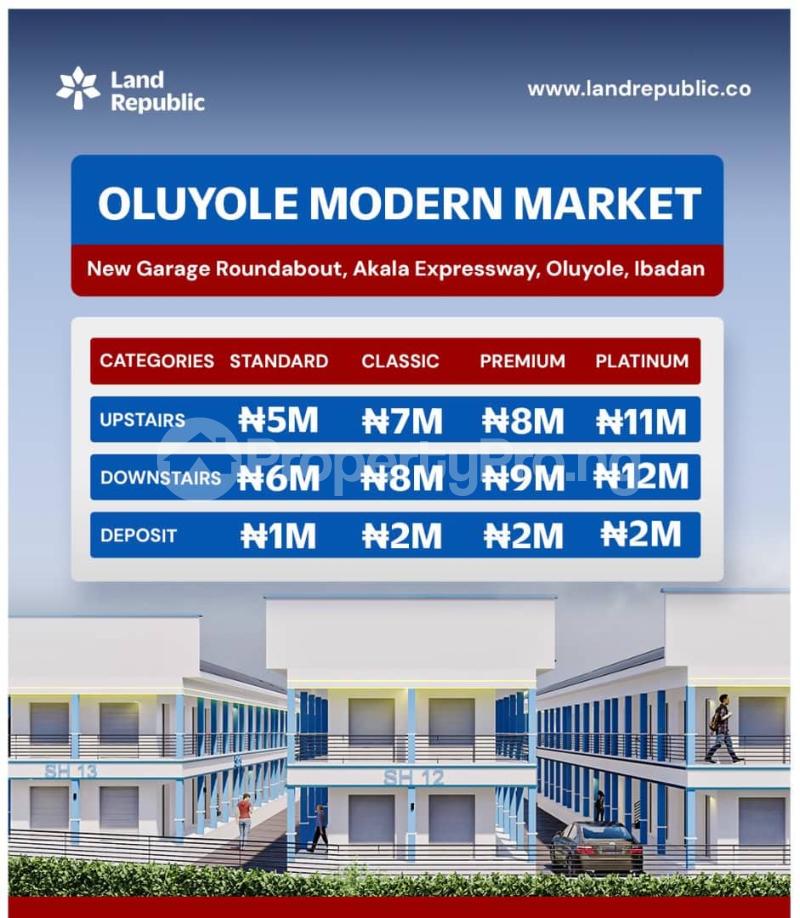 Commercial Property for sale Oluyole Modern Market Akala Express Ibadan Oyo