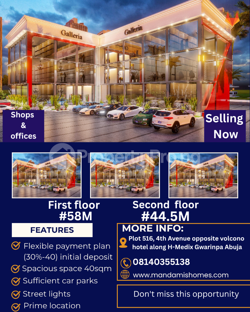 Commercial Property for sale 4th Avenue Along H Medix Opp. Volcano Hotel, Gwarinpa Abuja